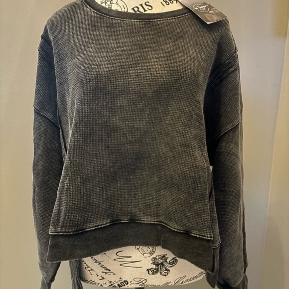 Cotton Heavyweight Thermal Pullover - Picture 5 of 9